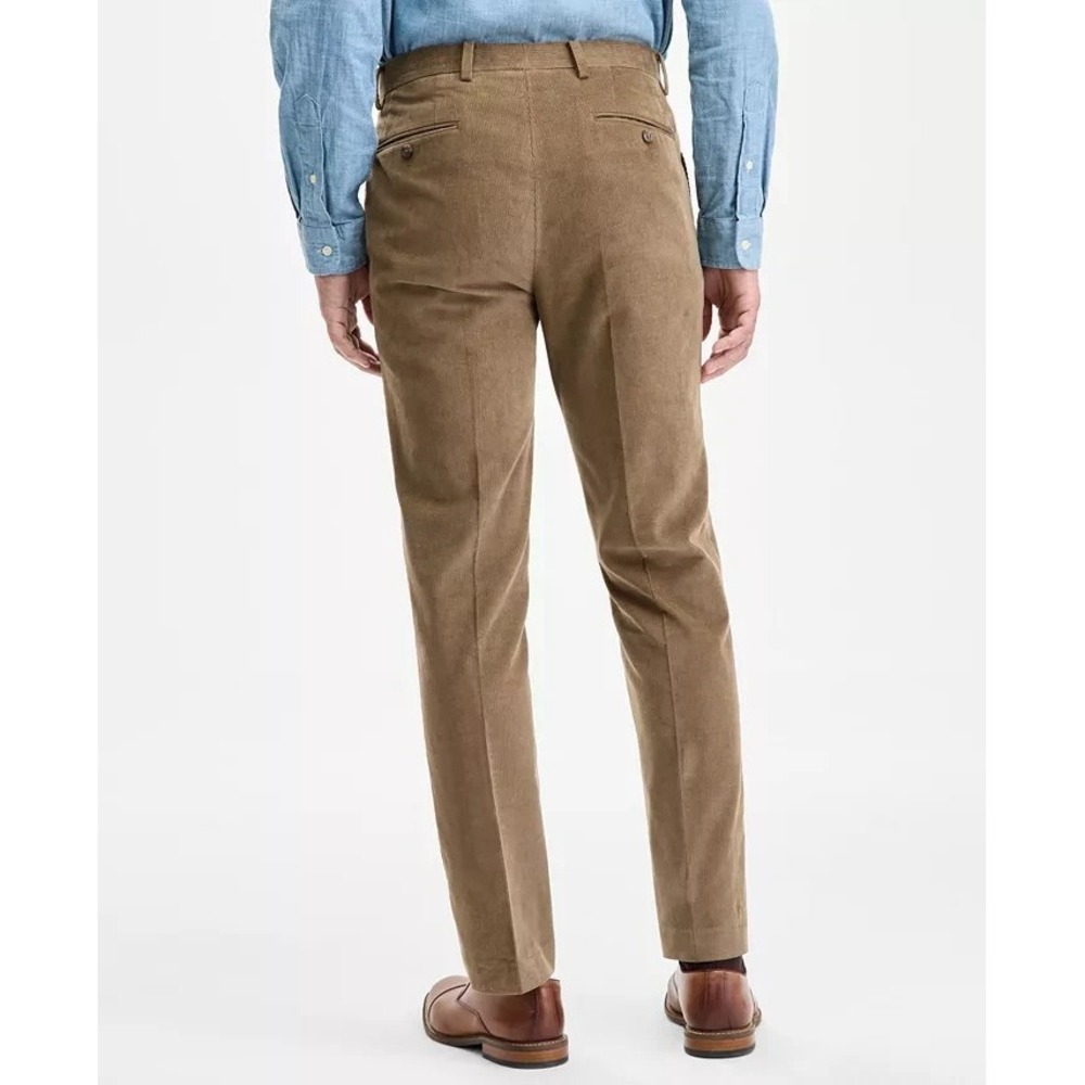 Tommy Hilfiger Men's Modern-Fit Solid Corduroy Pants 38W 30L Taupe - Picture 3 of 6